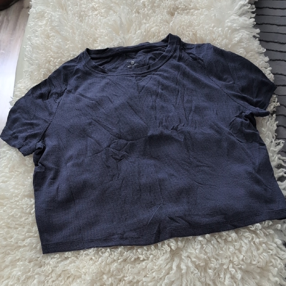 TAVI Ribbed Crop Workout Top